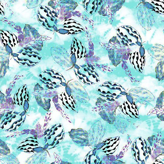 抽象印花华亿平台图片