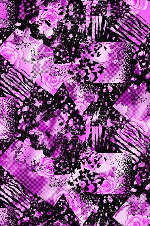 玫瑰印花华亿平台图片