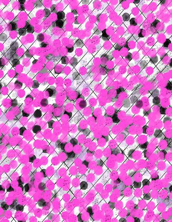 261274-墨点黄调格点简约风格