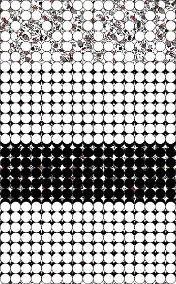 261292-几何圆点交织欧式盘枝花卉