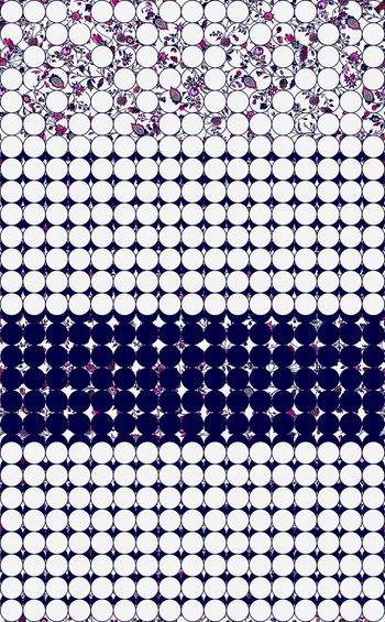 261294-几何圆点交织欧式盘枝花卉