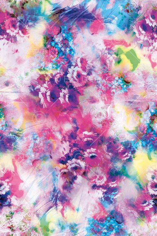 爆款散花印花华亿平台图片