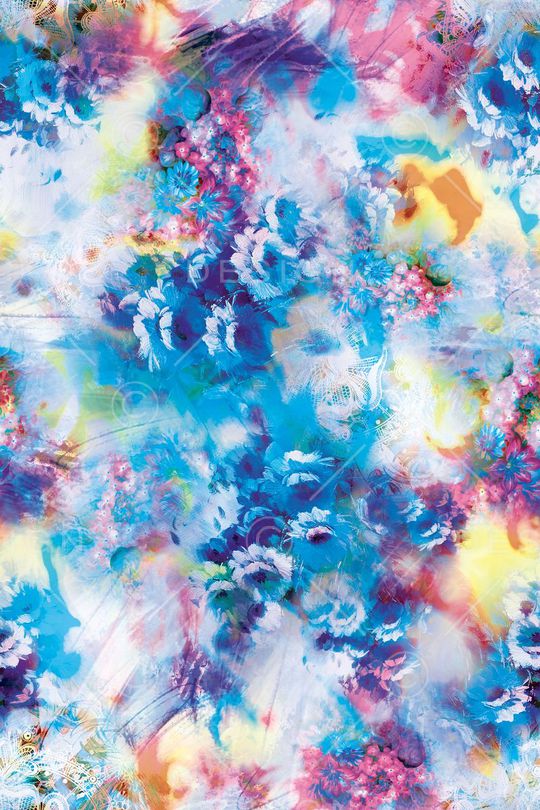 爆款散花印花华亿平台图片