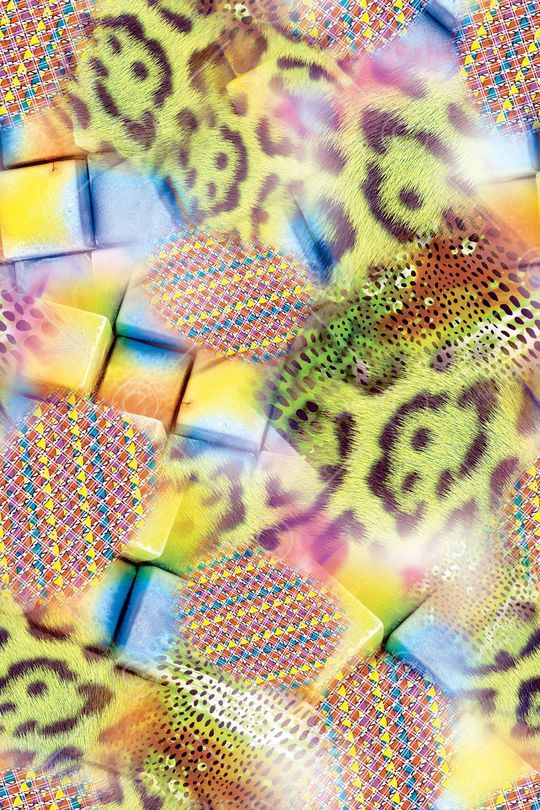 动物纹印花华亿平台图片