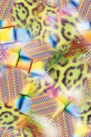 动物纹印花华亿平台图片