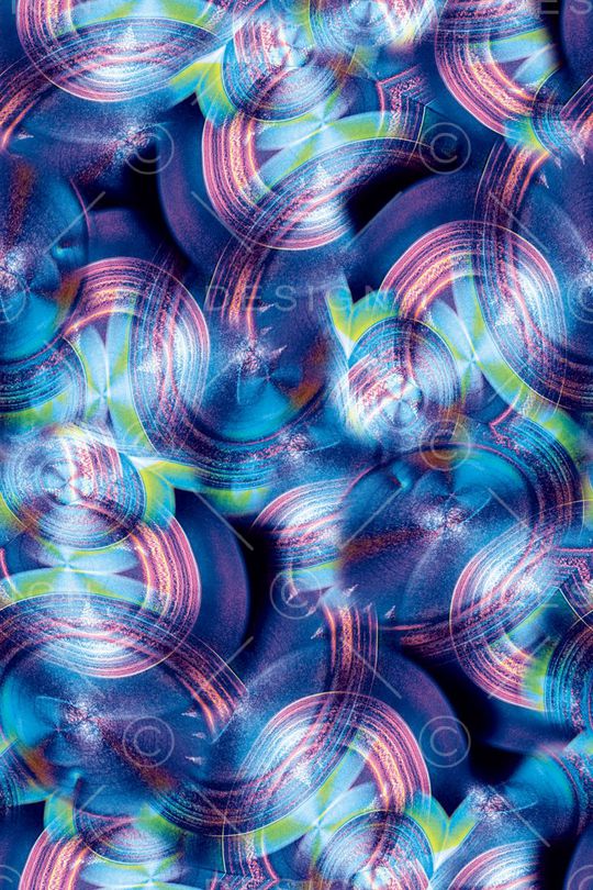 圆圈 科技感 金属感印花华亿平台图片