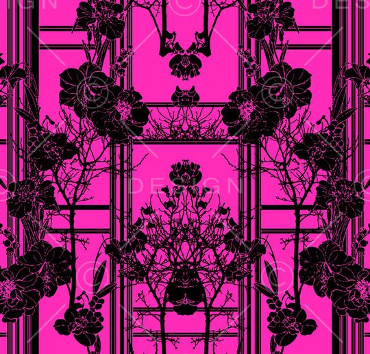 E-花卉几何/Flowers印花华亿平台图片