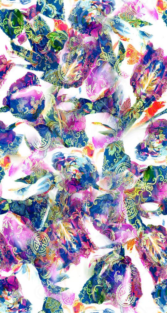 抽象印花华亿平台图片