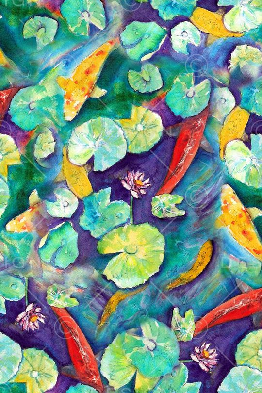 池塘印花华亿平台图片