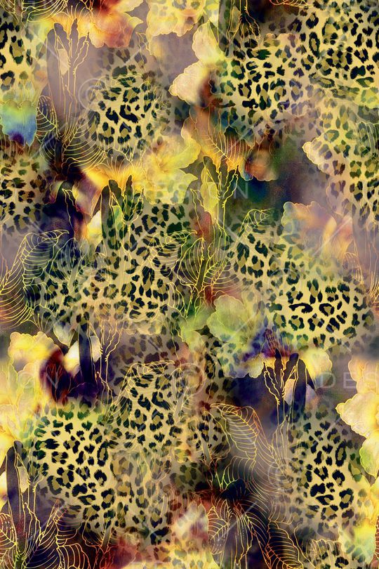 豹纹印花华亿平台图片