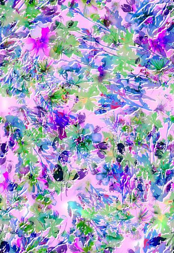 261855-水彩水墨效果花卉花朵