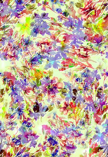 261857-水彩水墨效果花卉花朵