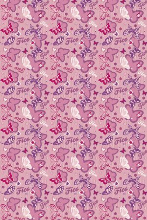 蝴蝶印花华亿平台图片