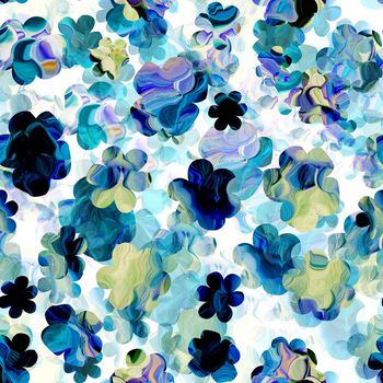 262245-多层次幻彩时尚花朵油彩效果