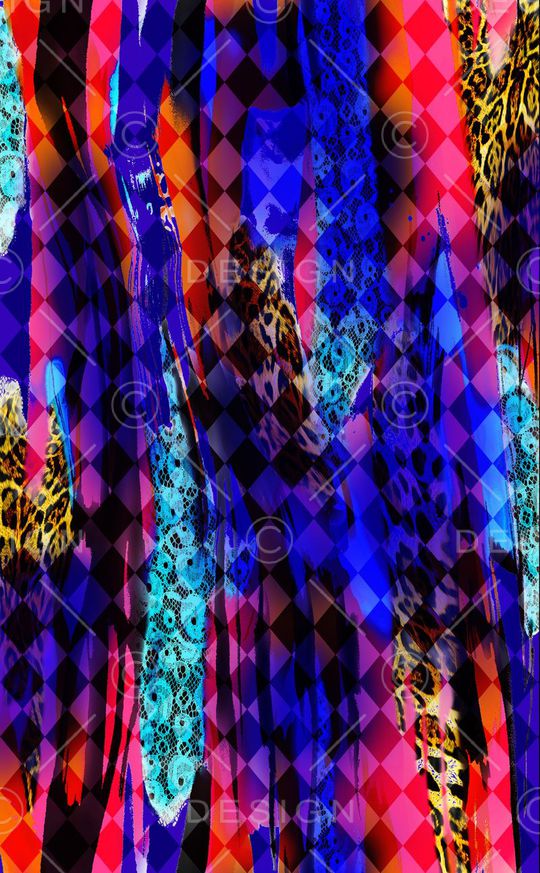 豹纹印花华亿平台图片