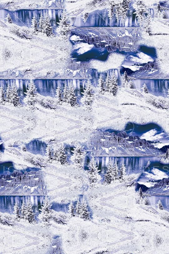 雪景印花华亿平台图片