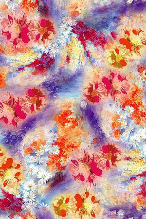 抽象印花华亿平台图片