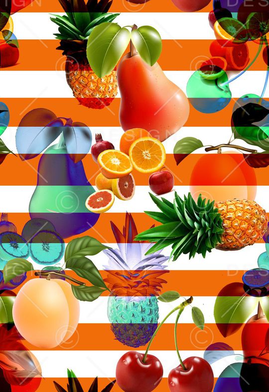 条纹印花华亿平台图片