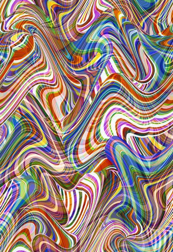 262579-线条波浪抽象组合