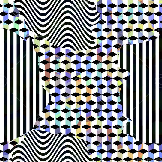 条纹印花华亿平台图片