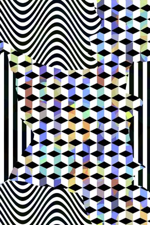 条纹印花华亿平台图片