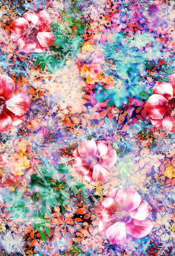 262655-冰纹数码原创花卉