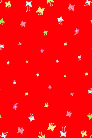 蝴蝶印花华亿平台图片