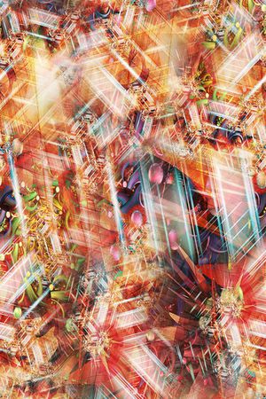 抽象印花华亿平台图片