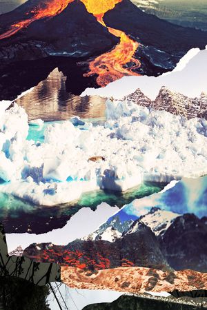 建筑风景印花华亿平台图片