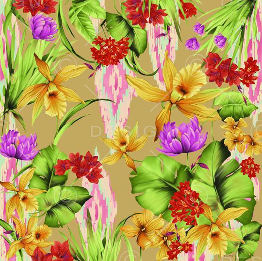 方巾长巾领带印花华亿平台图片