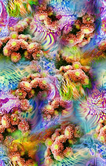 263136-花海 流金岁月 抽象