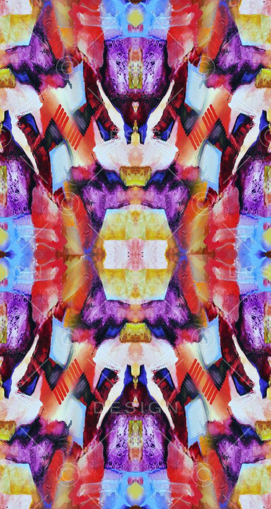 抽象印花华亿平台图片