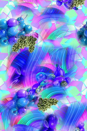 水果印花华亿平台图片