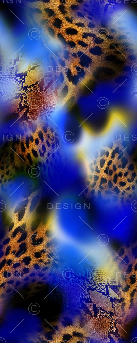 豹纹印花华亿平台图片