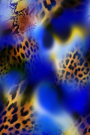 豹纹印花华亿平台图片