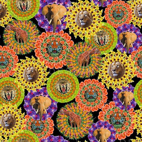 动物印花华亿平台图片