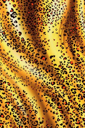 豹纹印花华亿平台图片