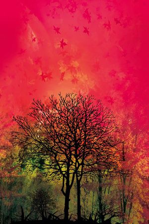 树木印花华亿平台图片