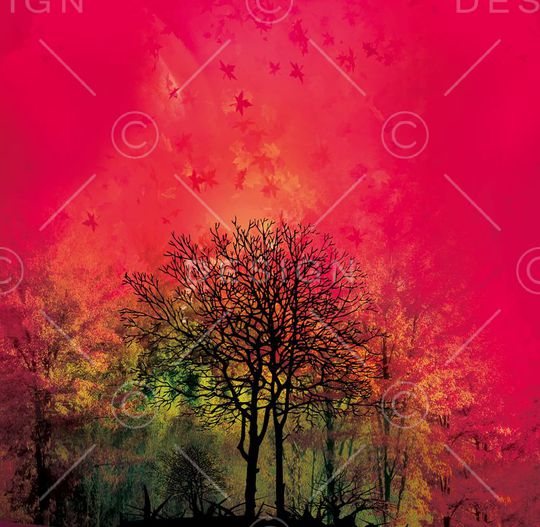 树木印花华亿平台图片