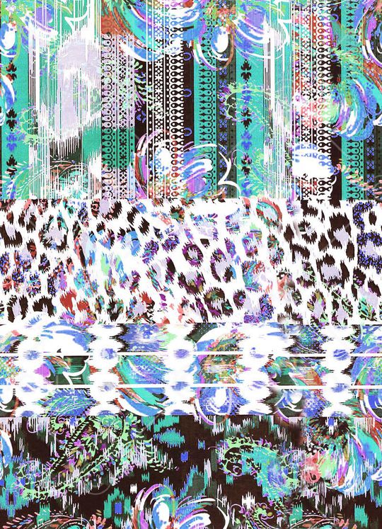 豹纹印花华亿平台图片