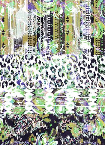 263499-条纹民族风豹纹图案抽象混合