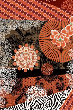 几何印花华亿平台图片