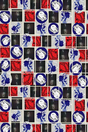 格子印花华亿平台图片