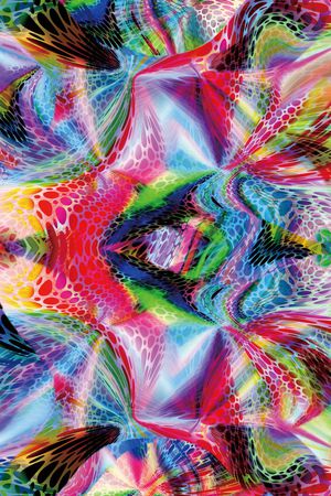 抽象印花华亿平台图片