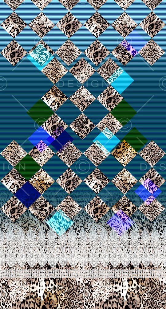 豹纹印花华亿平台图片