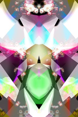 抽象印花华亿平台图片