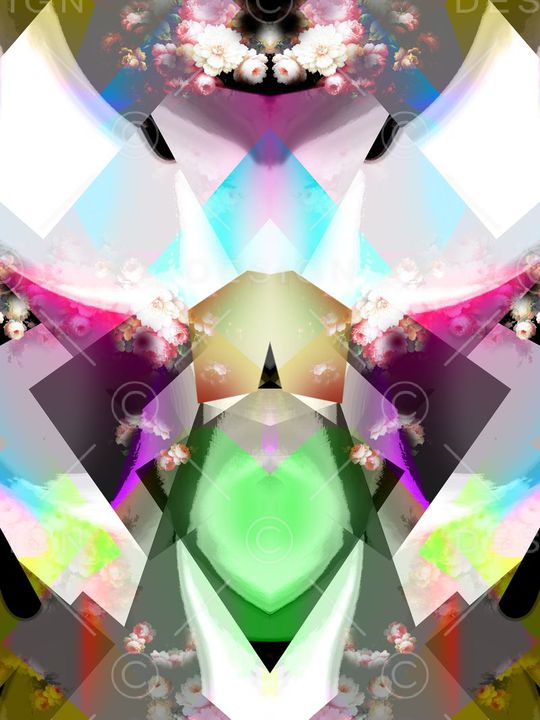 抽象印花华亿平台图片