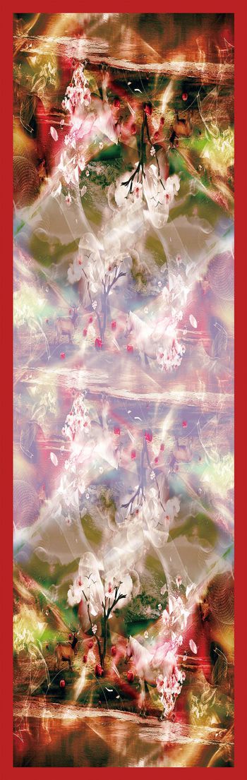 263716-梦幻白马黄色长巾