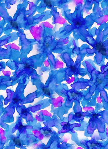 263721-水墨水彩大花卉（提供手绘原稿）