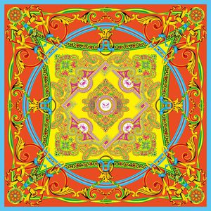 方巾印花华亿平台图片